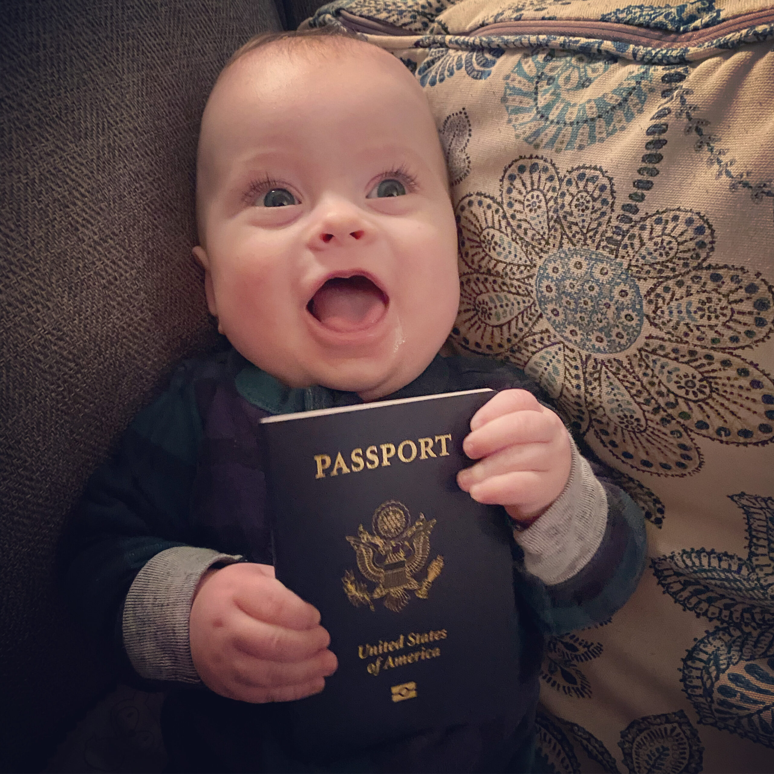 How To Take A Newborn Passport Photo Books And Bon Voyage   JL With Passport Scaled 